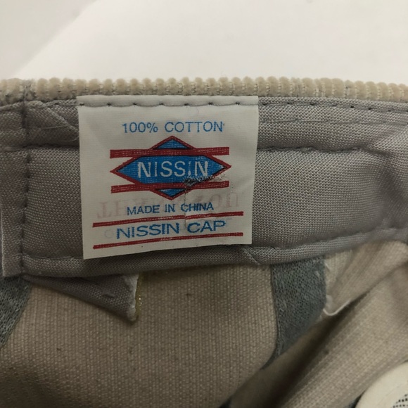 Vintage Corduroy Baseball Cap Hat Panama City Beach Florida Beige and Neon Print - Picture 6 of 8